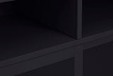 Contemporary/Modern Black Metal China Cabinet