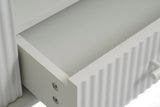 Greige Contemporary/Modern Mdf Media Cabinet
