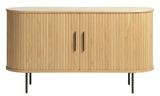 Contemporary/Modern Natural Oak Wood Oak Sideboard