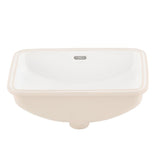 TOTO 19 in. Undermount Bathroom Sink with CeFiONtect in Cotton White