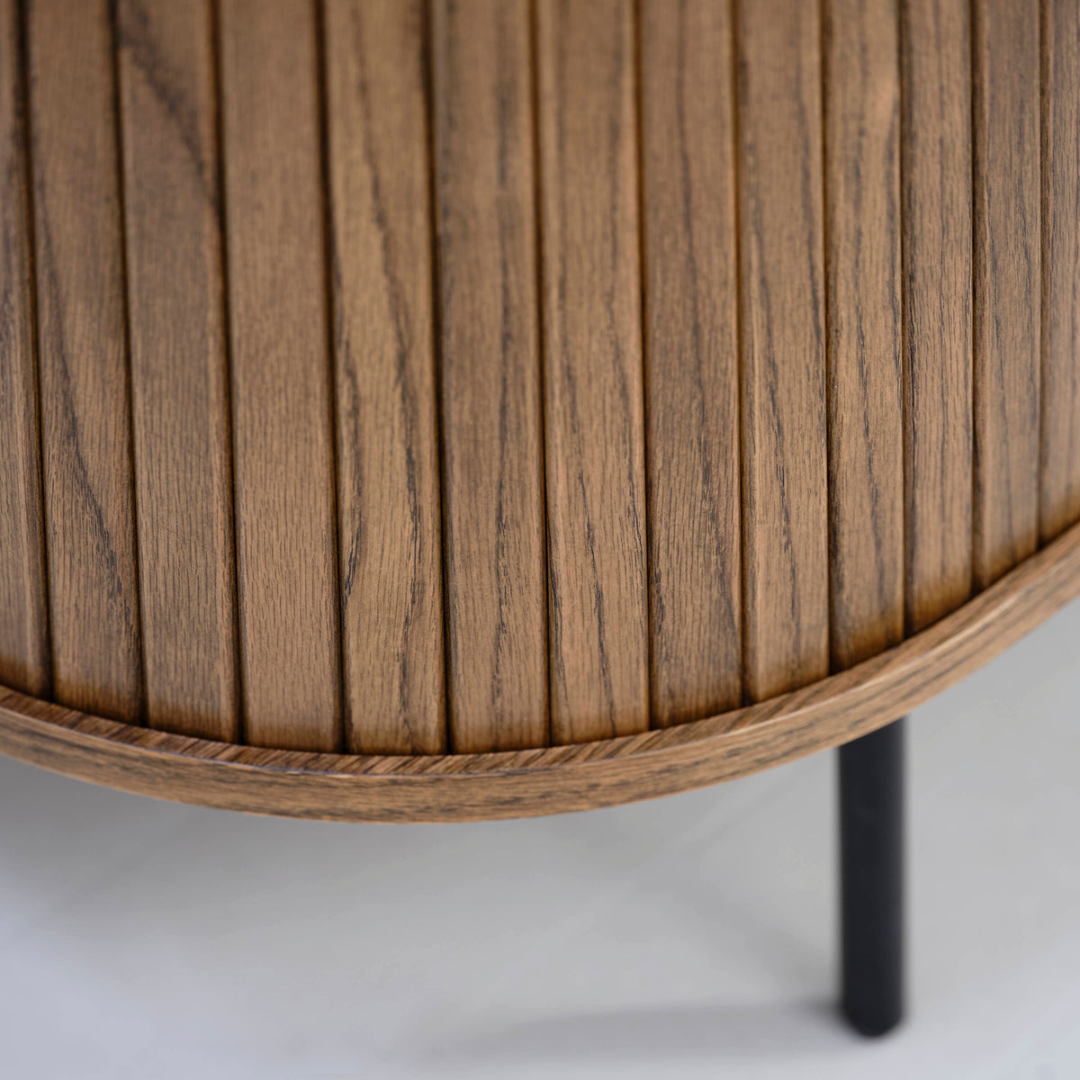 Contemporary/Modern Smoked Oak Wood Oak Sideboard