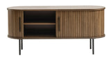 Smoked Oak Contemporary/Modern Wood Media Cabinet