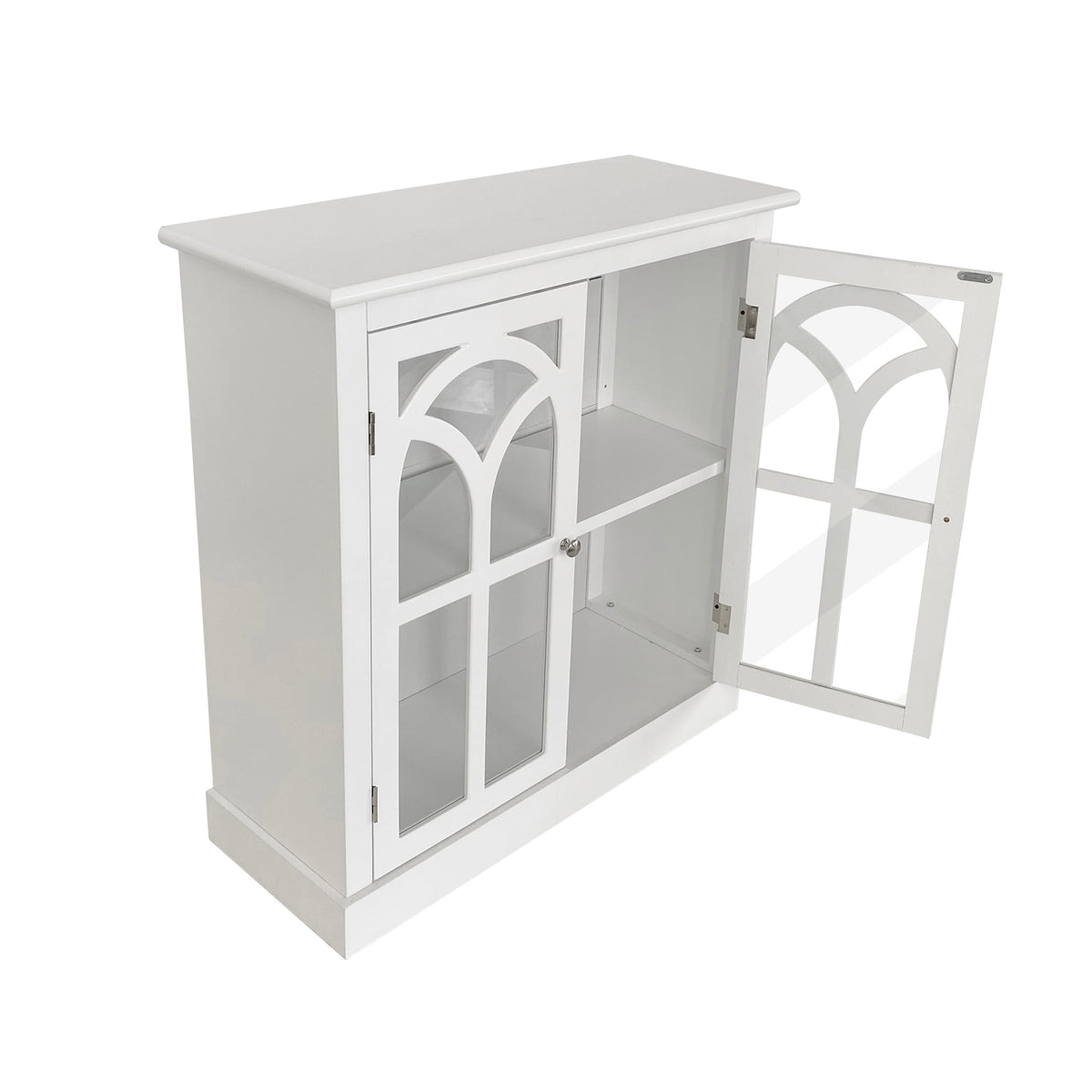 allen + roth 32-in W x 34-in H Wood Composite White Freestanding Utility Storage Cabinet