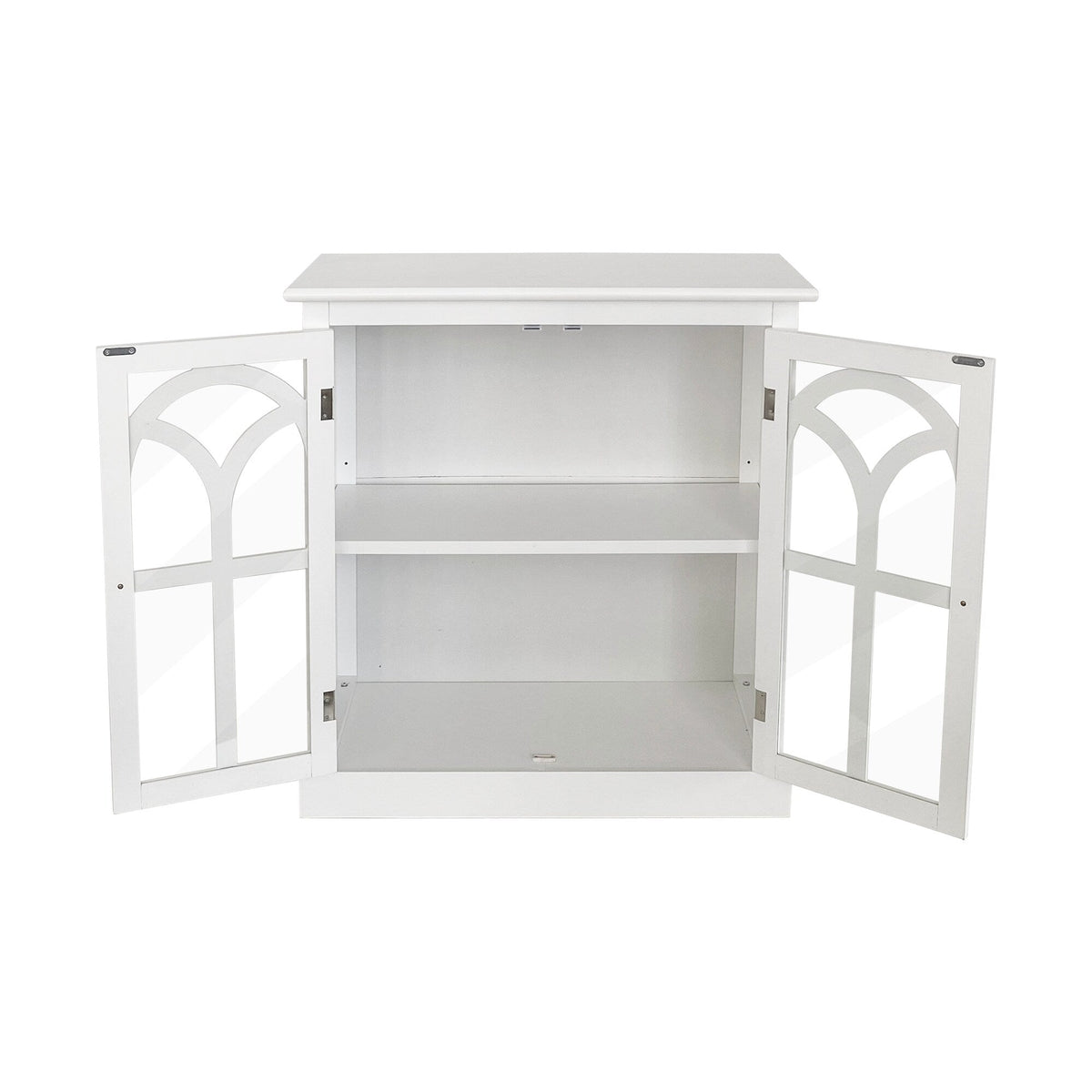 allen + roth 32-in W x 34-in H Wood Composite White Freestanding Utility Storage Cabinet