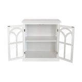 allen + roth 32-in W x 34-in H Wood Composite White Freestanding Utility Storage Cabinet