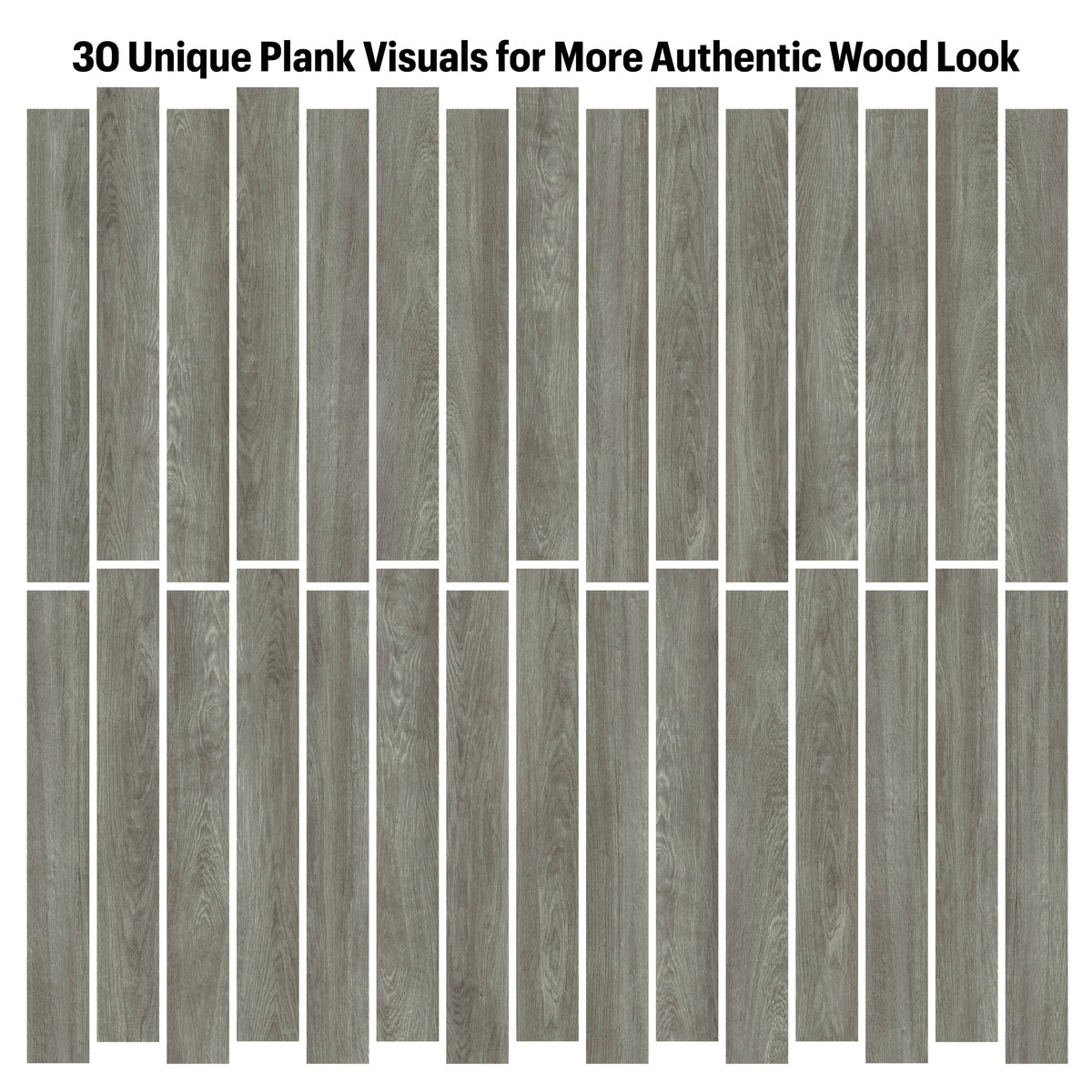 Armstrong Flooring RenoVantage Pro Thunder Cloud Gray Luxury Vinyl Plank Flooring - Waterproof, Glue Down, 38.88 Sq. Ft.