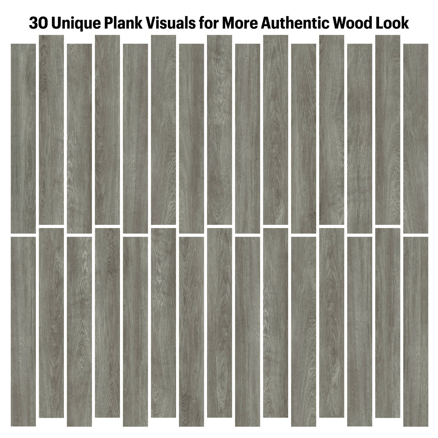 Armstrong Flooring RenoVantage Pro Thunder Cloud Gray Luxury Vinyl Plank Flooring - Waterproof, Glue Down, 38.88 Sq. Ft.