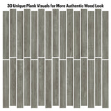 Armstrong Flooring RenoVantage Pro Thunder Cloud Gray Luxury Vinyl Plank Flooring - Waterproof, Glue Down, 38.88 Sq. Ft.