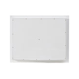 WELLFOR GRACE Solid Wood 40-in x 32-in Recessed Mount White Mirrored Soft Close Medicine Cabinet