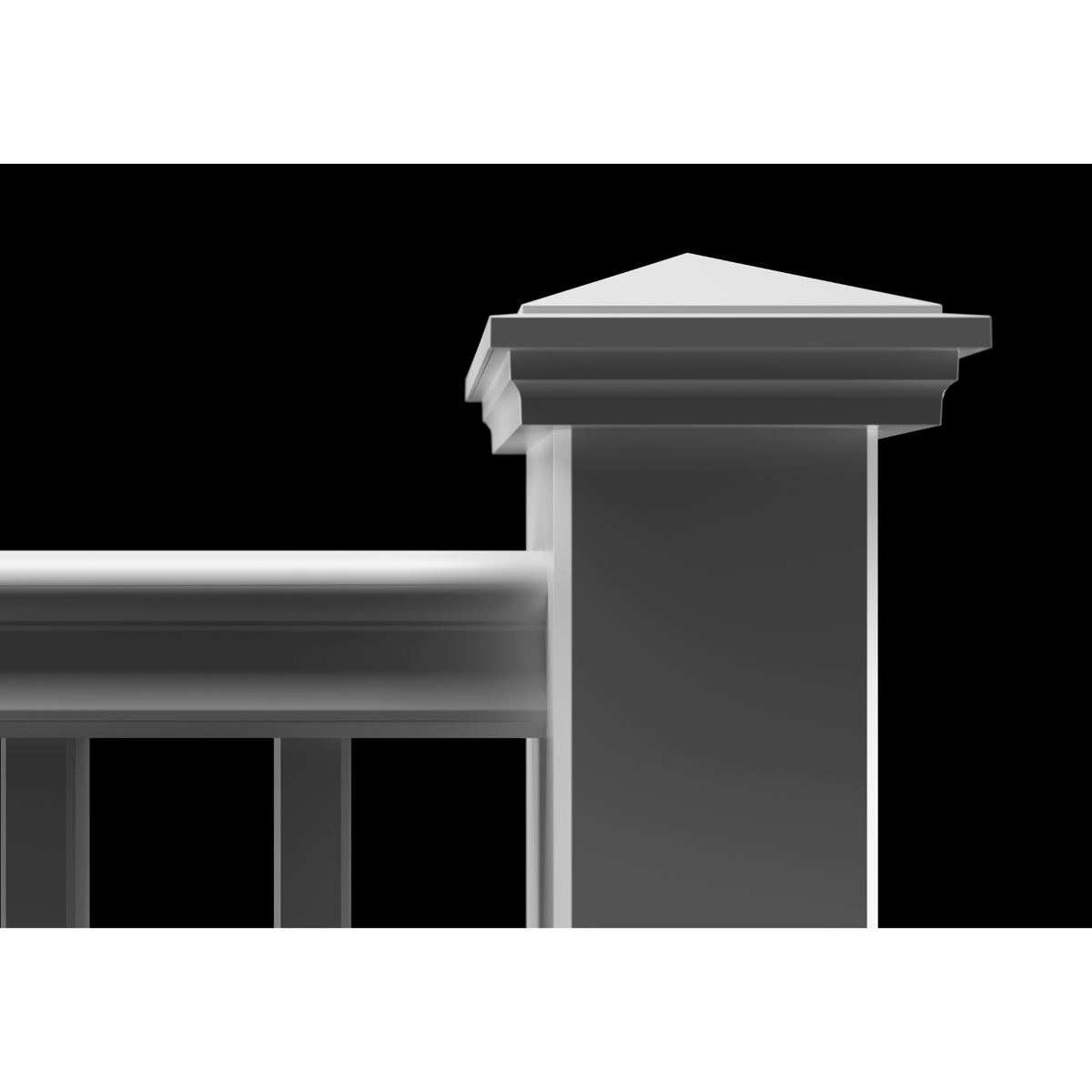 Fiberon 5-in x 5-in Alpine PVC Deck Post Cap