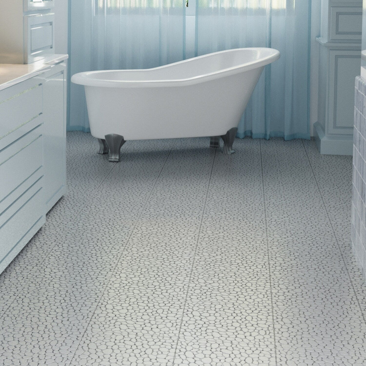 Bybafun 12-in x 12-in 12-Pack Gray Prefinished Vinyl/Plastic Deck Tile (12-sq ft)