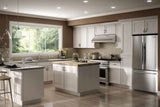 RELIABILT Parkstone 21-in W x 34.5-in H x 24-in D White 3-Drawer Base Fully Assembled Plywood Cabinet (Flat Panel Style)