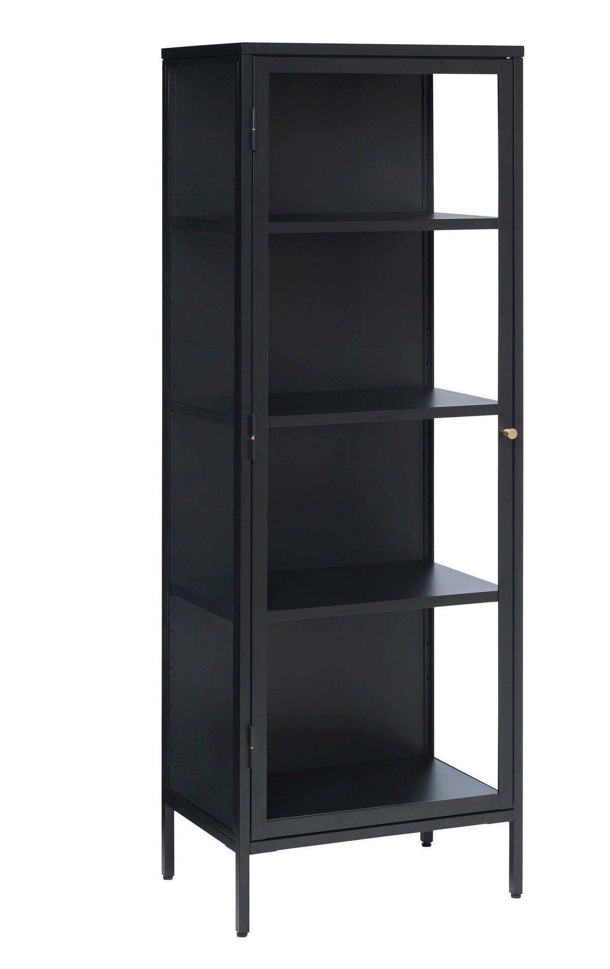 Contemporary/Modern Black Metal Cookware Storage Tower