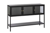 Contemporary/Modern Black Metal Sideboard