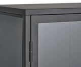 Contemporary/Modern Black Metal Sideboard
