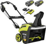 21 in. 40-Volt Brushless Cordless Electric Snow Blower with Two 5.0 Ah Batteries and Charger Included