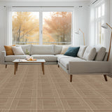 Achim Nexus Saddlewood 12-in x 12-in Peel-and-Stick Vinyl Tile Flooring, 20-sq ft Carton