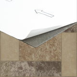 Achim Tivoli Marble Block 12-in x 12-in Peel-and-Stick Vinyl Tile Flooring, 45-sq ft Carton