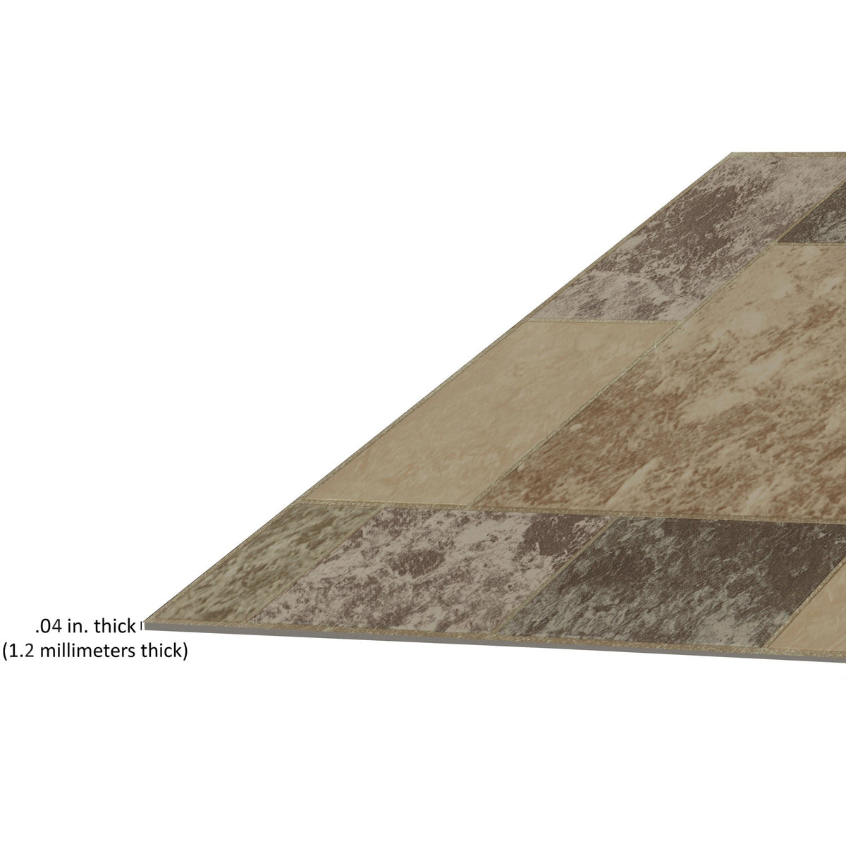 Achim Tivoli Marble Block 12-in x 12-in Peel-and-Stick Vinyl Tile Flooring, 45-sq ft Carton