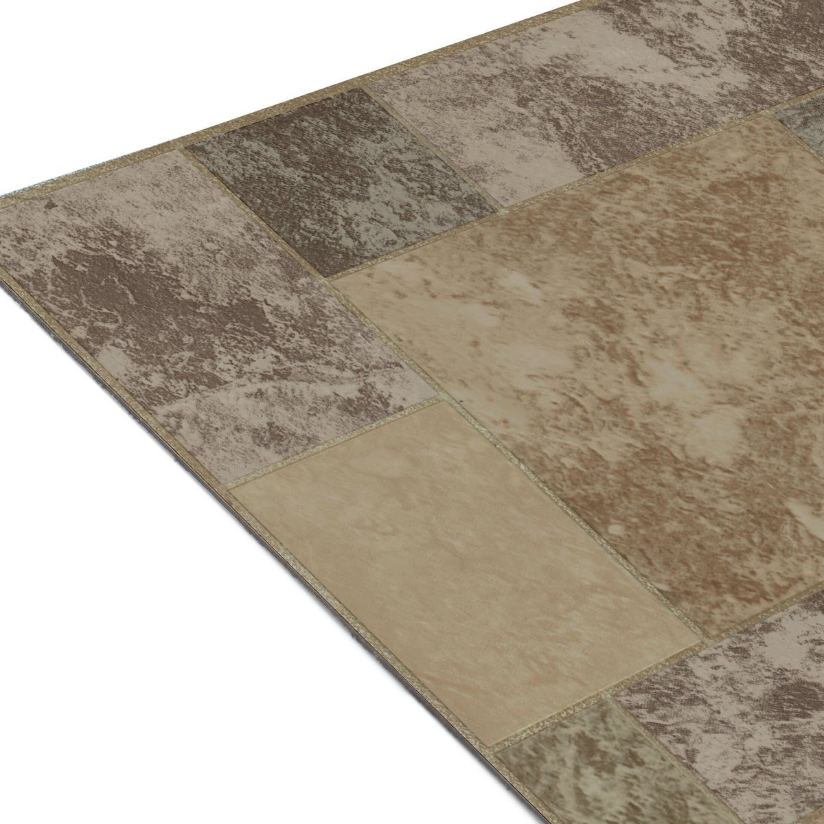 Achim Tivoli Marble Block 12-in x 12-in Peel-and-Stick Vinyl Tile Flooring, 45-sq ft Carton
