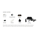 Fiberon 5-in x 5-in 35-Lumen 0.4-Watt Obsidian Low Voltage Hardwired LED Outdoor Post Cap Light (3000)