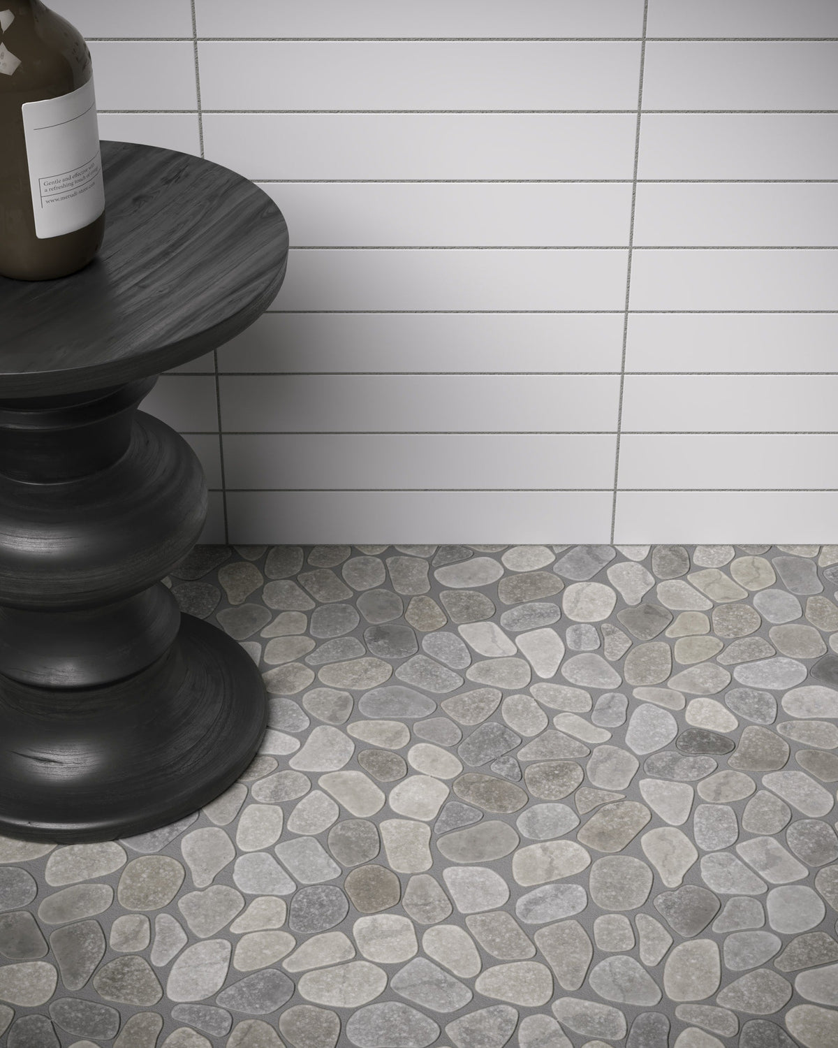 Satori Shoreside Mist 12-in x 12-in Honed Natural Stone Look Mosaic Floor and Wall Tile (1-sq. ft/ Piece)