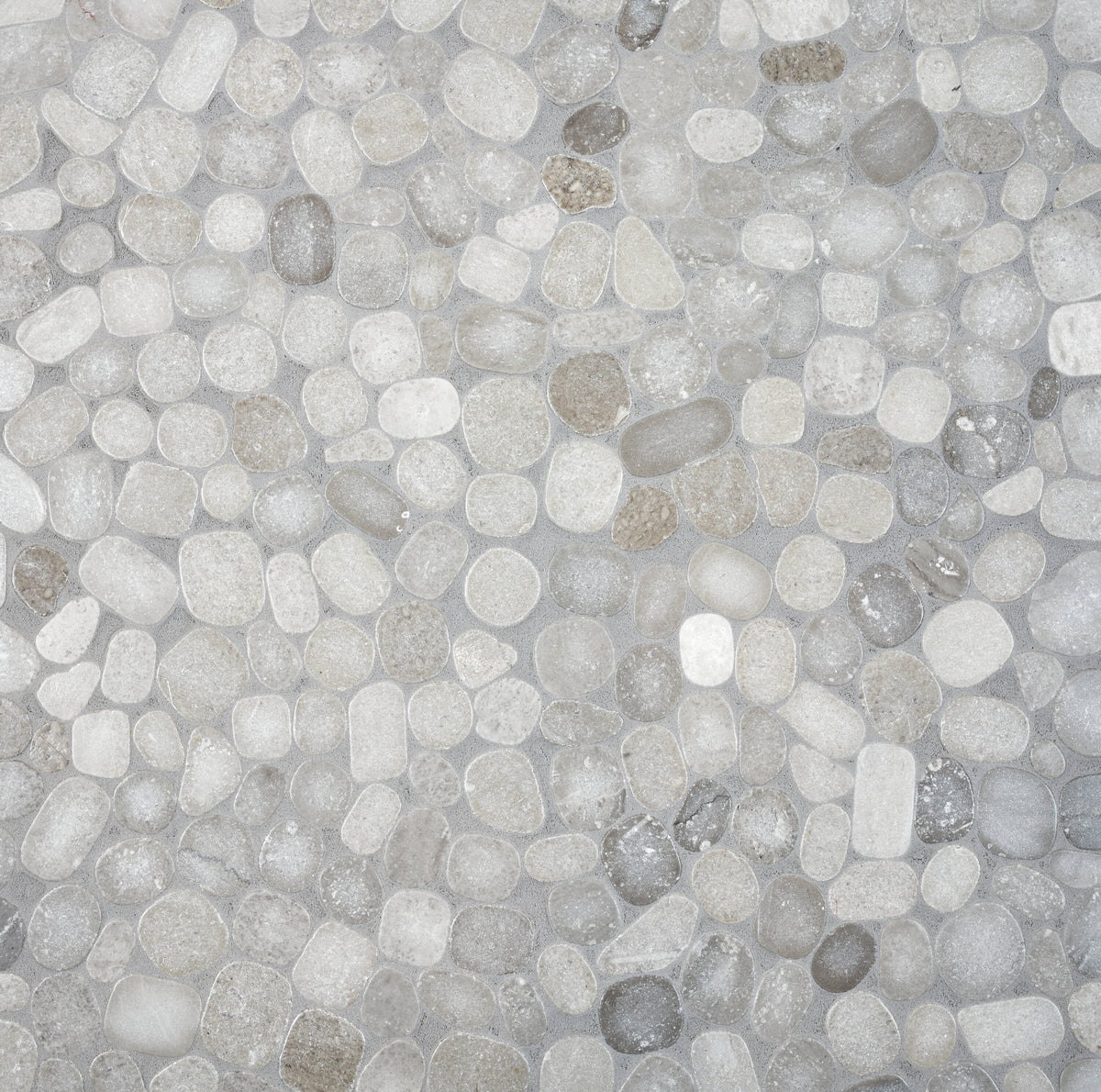 Satori Shoreside Mist 12-in x 12-in Honed Natural Stone Look Mosaic Floor and Wall Tile (1-sq. ft/ Piece)