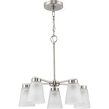 Progress Lighting Tanner 5-Light Brushed Nickel Transitional Chandelier