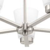 Progress Lighting Tanner 5-Light Brushed Nickel Transitional Chandelier