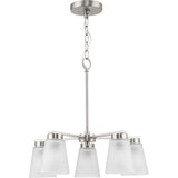 Progress Lighting Tanner 5-Light Brushed Nickel Transitional Chandelier