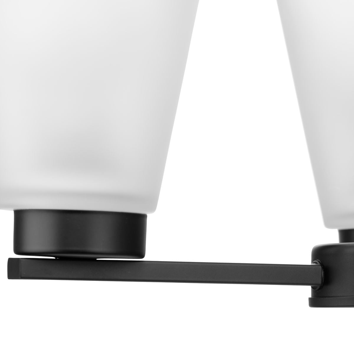 Progress Lighting Tanner 3-Light Matte Black Transitional Chandelier
