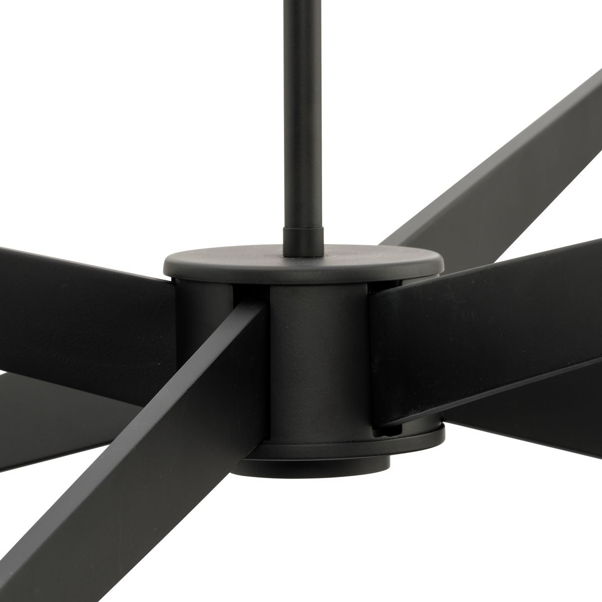 Progress Lighting Tosca 6-Light Matte Black Modern/Contemporary Chandelier