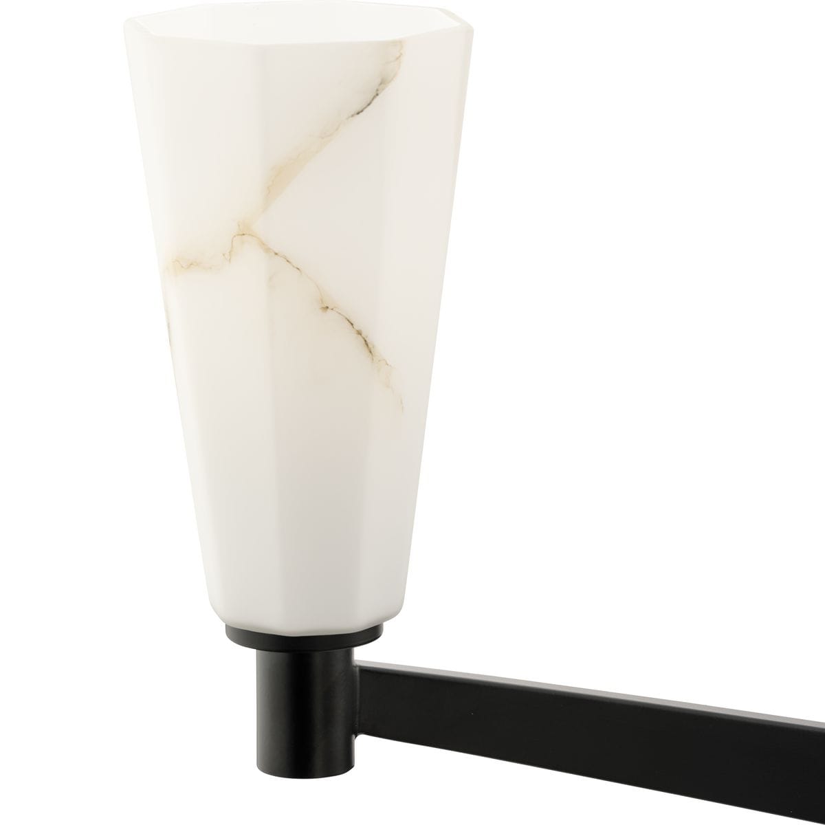 Progress Lighting Tosca 6-Light Matte Black Modern/Contemporary Chandelier
