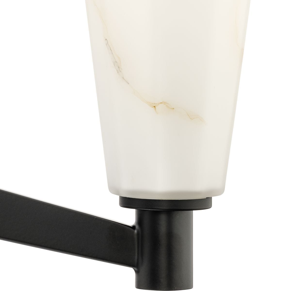 Progress Lighting Tosca 6-Light Matte Black Modern/Contemporary Chandelier