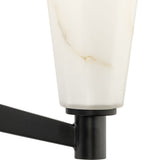 Progress Lighting Tosca 6-Light Matte Black Modern/Contemporary Chandelier