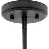 Progress Lighting Tosca 6-Light Matte Black Modern/Contemporary Chandelier