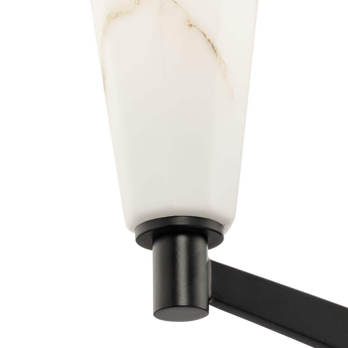 Progress Lighting Tosca 6-Light Matte Black Modern/Contemporary Chandelier
