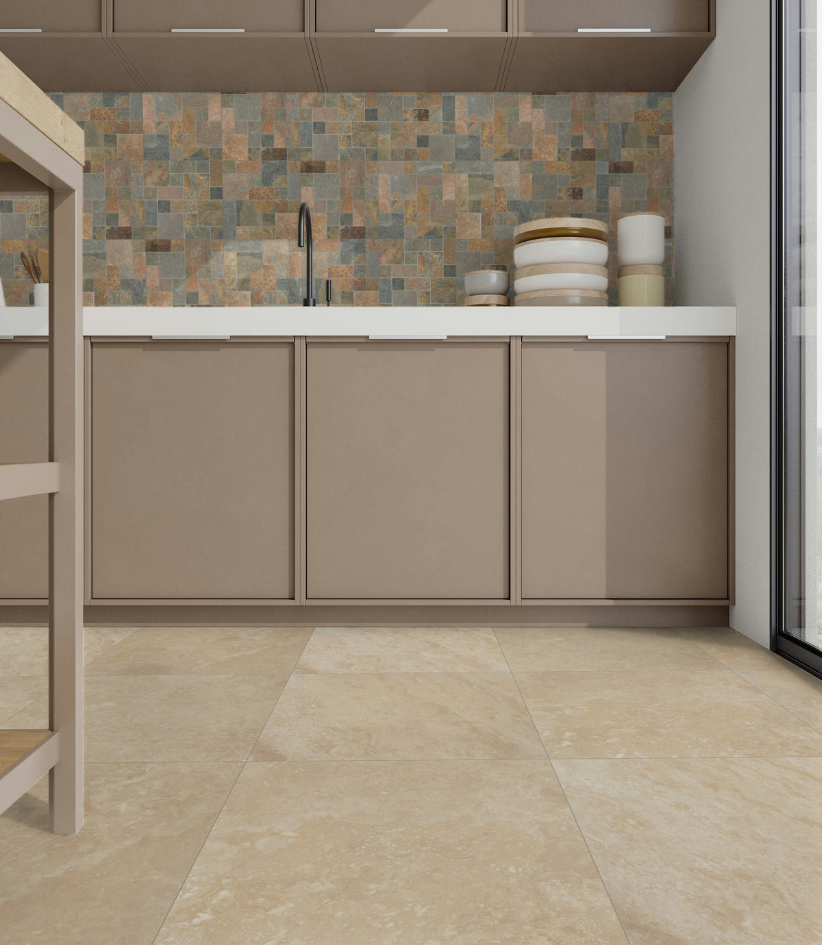 Satori Oxide 12-in x 12-in Natural Stone Mosaic Wall Tile (1-sq. ft/ Piece)