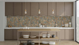 Satori Oxide 12-in x 12-in Natural Stone Mosaic Wall Tile (1-sq. ft/ Piece)