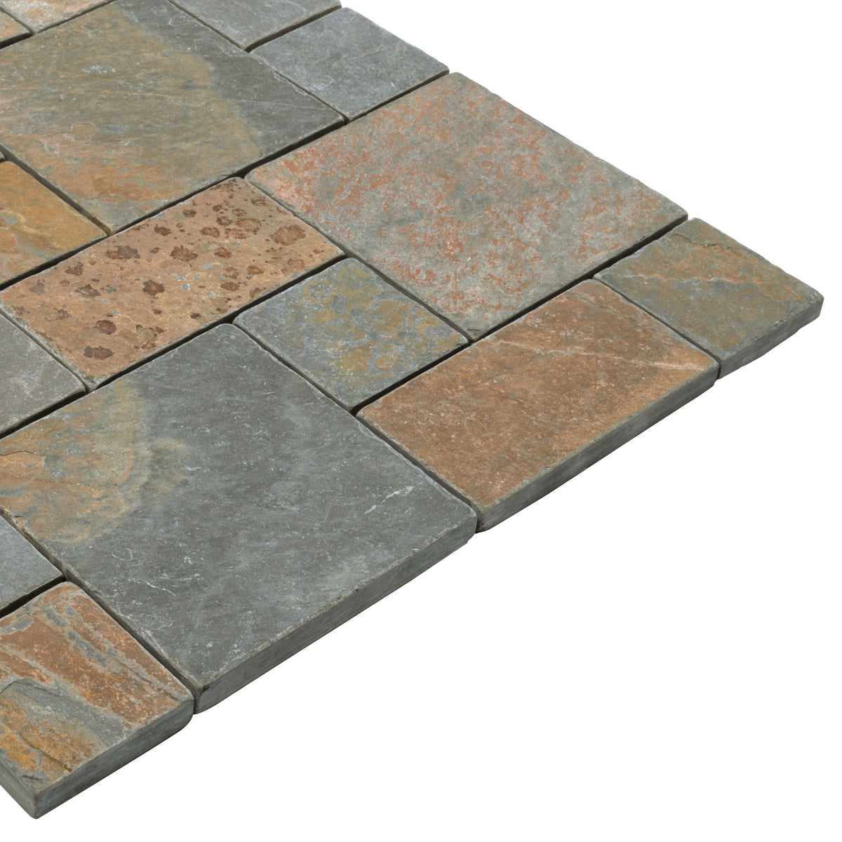 Satori Oxide 12-in x 12-in Natural Stone Mosaic Wall Tile (1-sq. ft/ Piece)