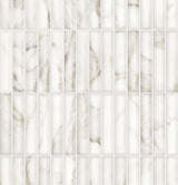 Satori Calacatta Lunar 11-in x 13-in Glazed Porcelain Marble Look Mosaic Wall Tile (0.84-sq. ft/ Piece)