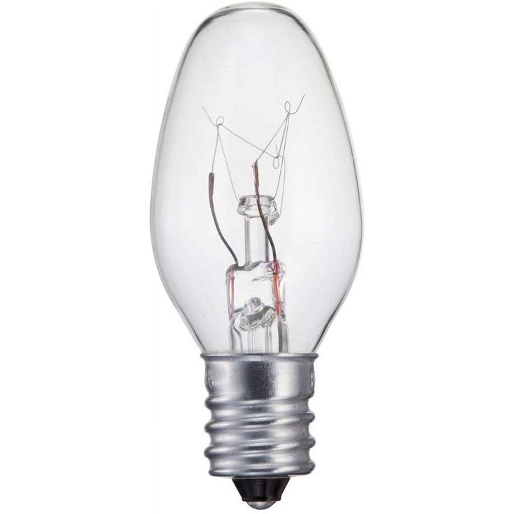 Philips 7-Watt C7 Incandescent Night-Light Replacement Light Bulb (4-Pack)
