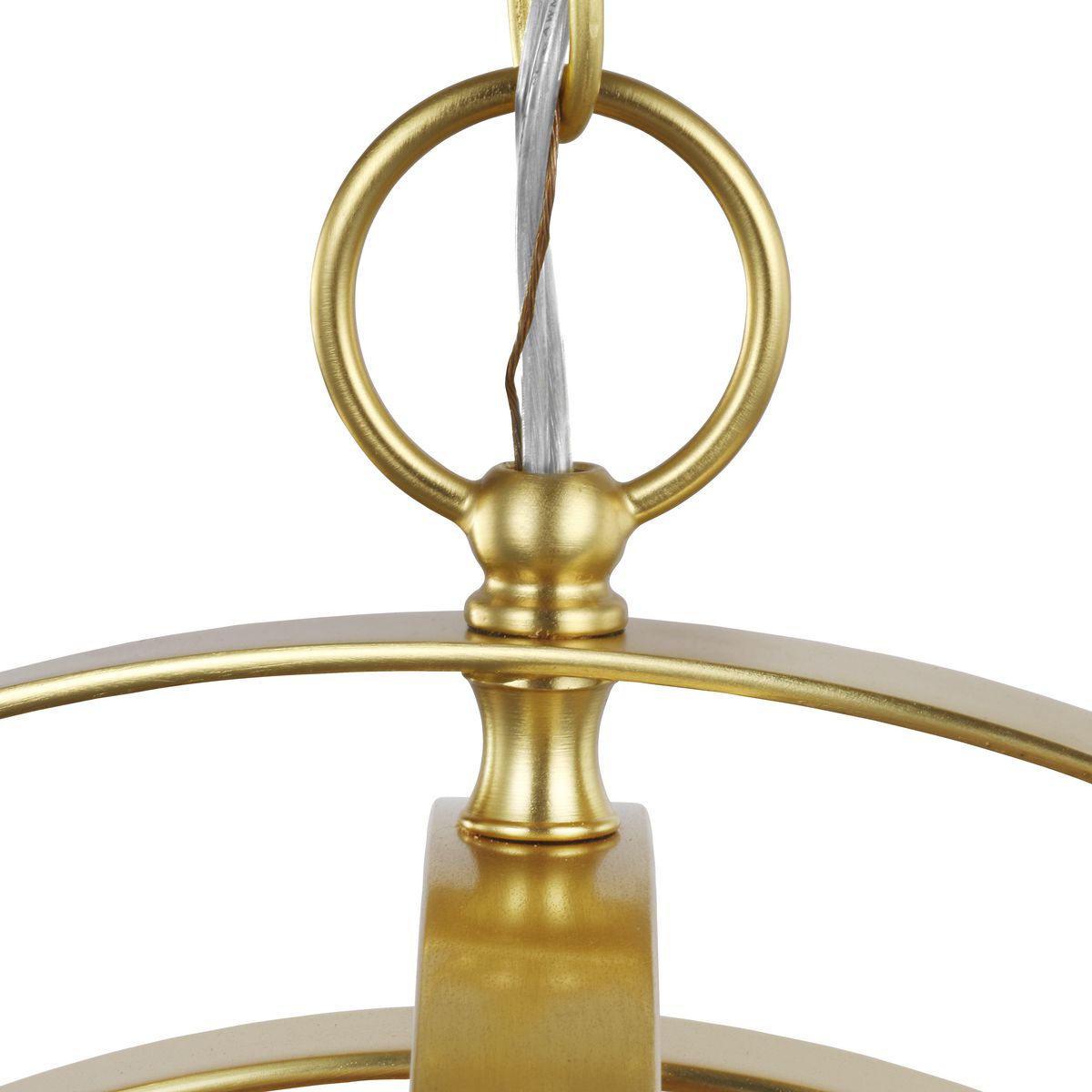 Progress Lighting Equinox 4-Light Antique Bronze Transitional Geometric Medium Hanging Pendant Light