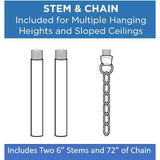 Progress Lighting Glimmer 5-Light Silver Ridge Traditional Clear Glass Drum Large Hanging Pendant Light