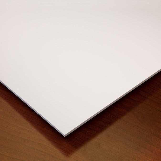 Genesis 4-ft x 2-ft Smooth Pro White PVC Drop Ceiling Tile (1-Pack, 8-sq ft / Case)