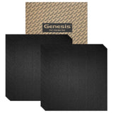 Genesis 2-ft x 2-ft Stucco Pro Black PVC Drop Ceiling Tile (1-Pack, 4-sq ft / Case)