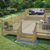 Deckorators 4-in x 4-in Natural Wood Pine Deck Post Cap