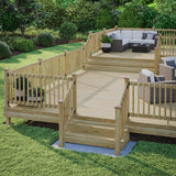 Deckorators Victoria High Point Copper Plastic Cedar Deck Post Cap