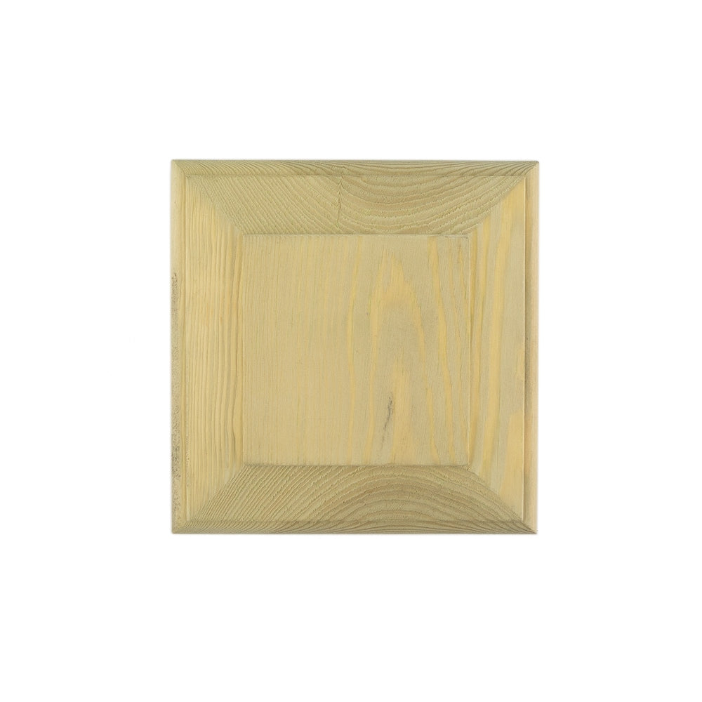Deckorators Newport Classic Natural Pine Wood Pine Deck Post Cap