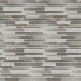 Elida Ceramica Coquina Ridge 12-in x 12-in Multi-Finish Glass/Metal Linear Mosaic Wall Tile